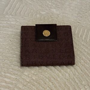 Elegant Bvlgari Denim Brown Wallet
